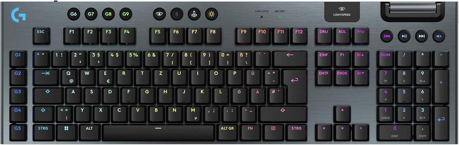 Logitech G G915 X Lightspeed Teclado para Gaming inalámbrico de Perfil bajo