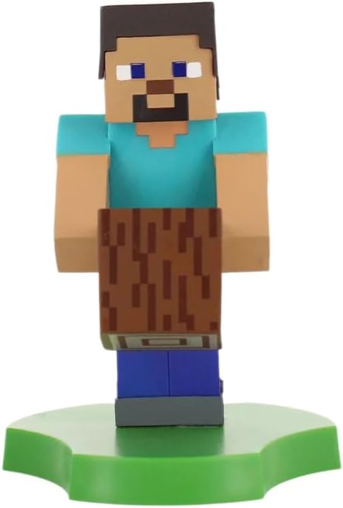 Cableguys Minis Minecraft Steve Soporte Movil y otros dispositivos