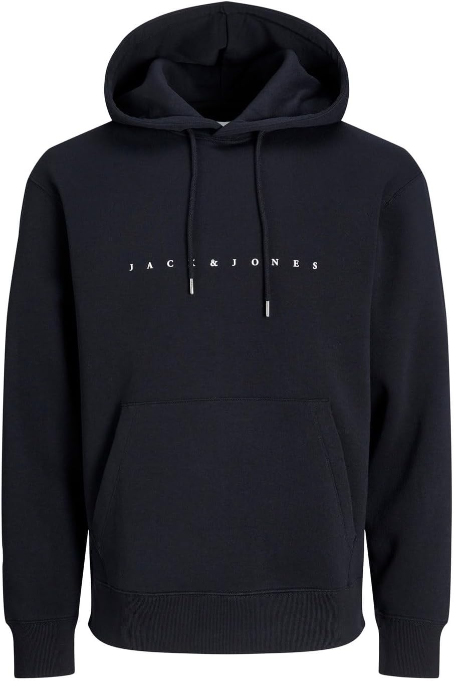 JACK & JONES Sudadera con Capucha para Hombre con Logotipo, Negro, XS