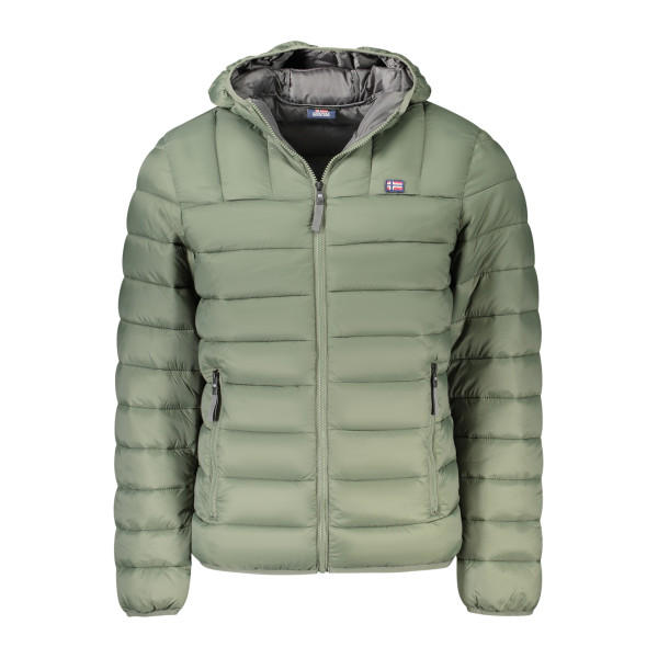 Plumífero Hombre Norway de Estilo Puffer, Chaqueta Acolchada con Capucha, Ideal para 