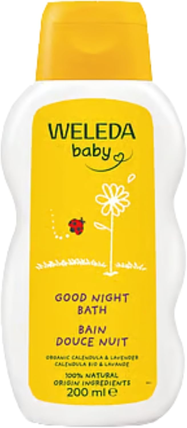 Weleda - Baño Caléndula Buenas Noches Bebé Sin Aclarado 200 ml