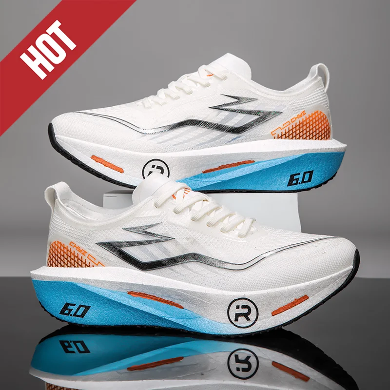 Zapatillas para correr con placa de carbono, profesionales para maratón, deportivas, 