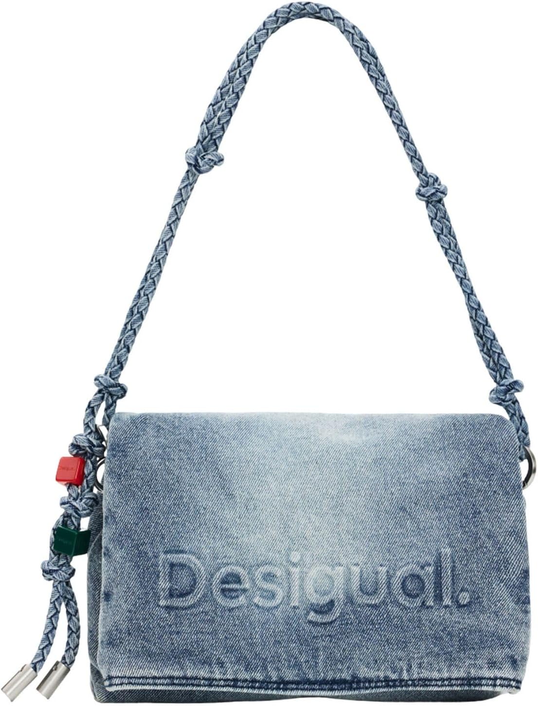 Desigual Half Logo Venecia 4.0 Bolso Bandolera Denim