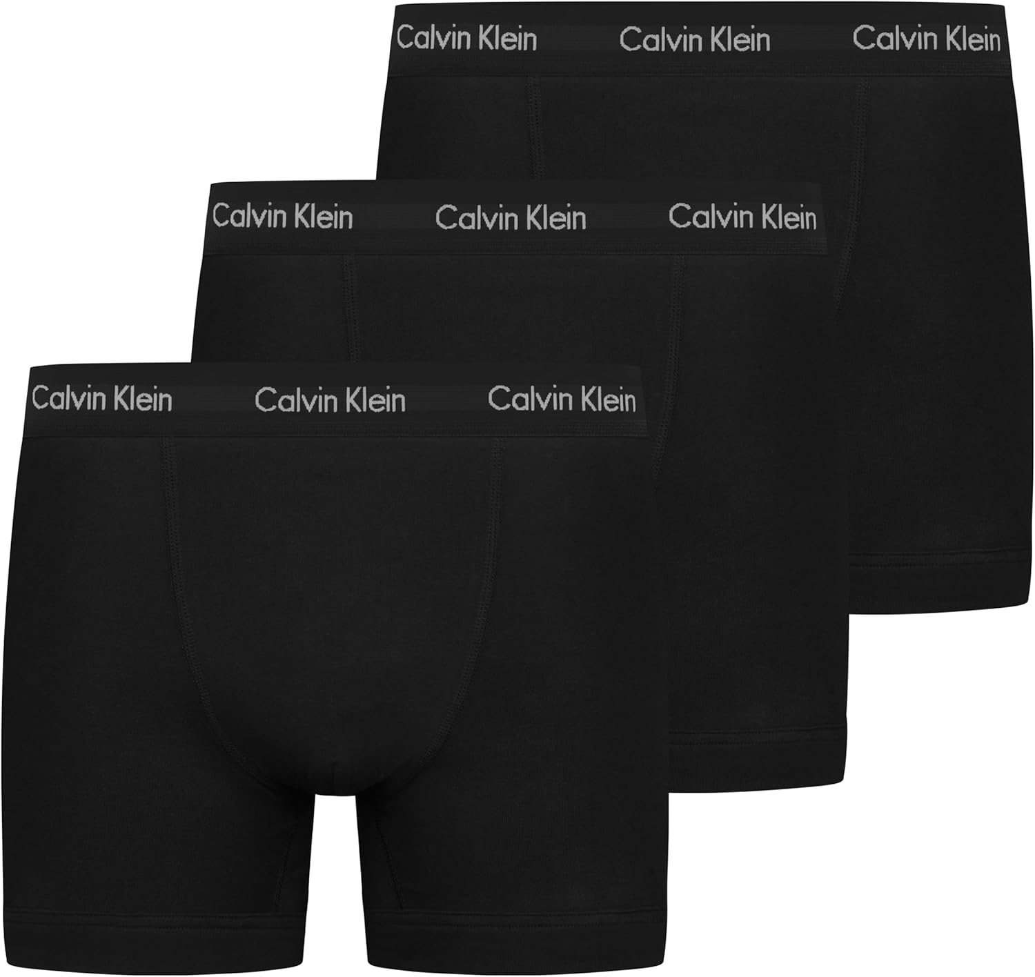 Pack 3 Calvin Klein Calzoncillos Bóxer Trunk Hombre Negro