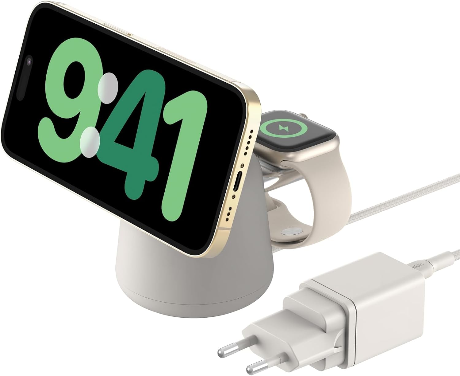 Belkin BoostCharge Cargador Inalámbrico 2 En 1 Qi2 15W