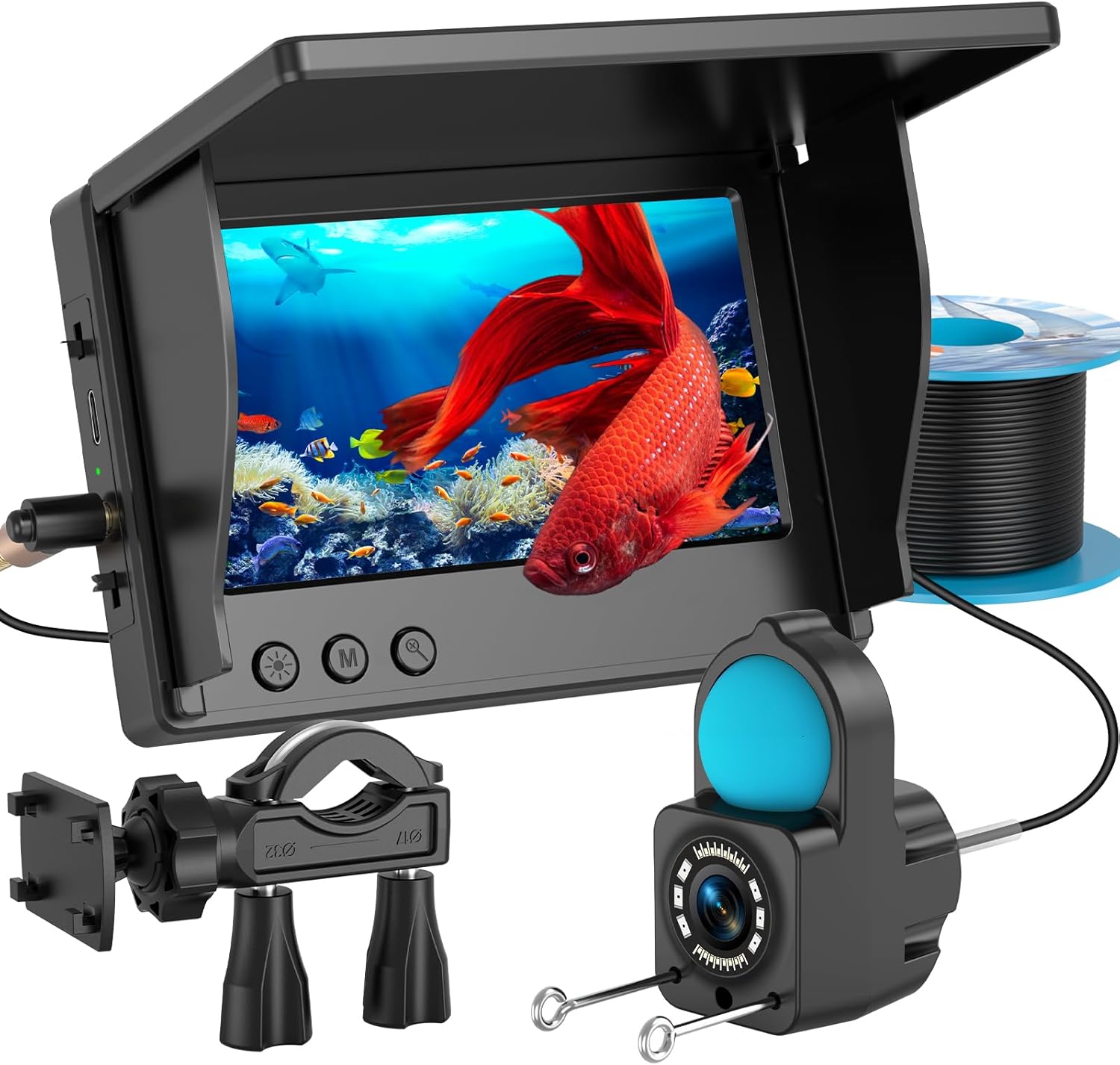 TMACTIME Cámara Submarina Buscador de Peces 1080P HD