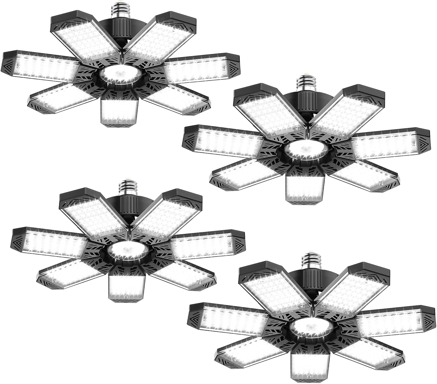 Hapylumi Pack 4 Focos LED Garaje 200W 20.000 lm 6500K