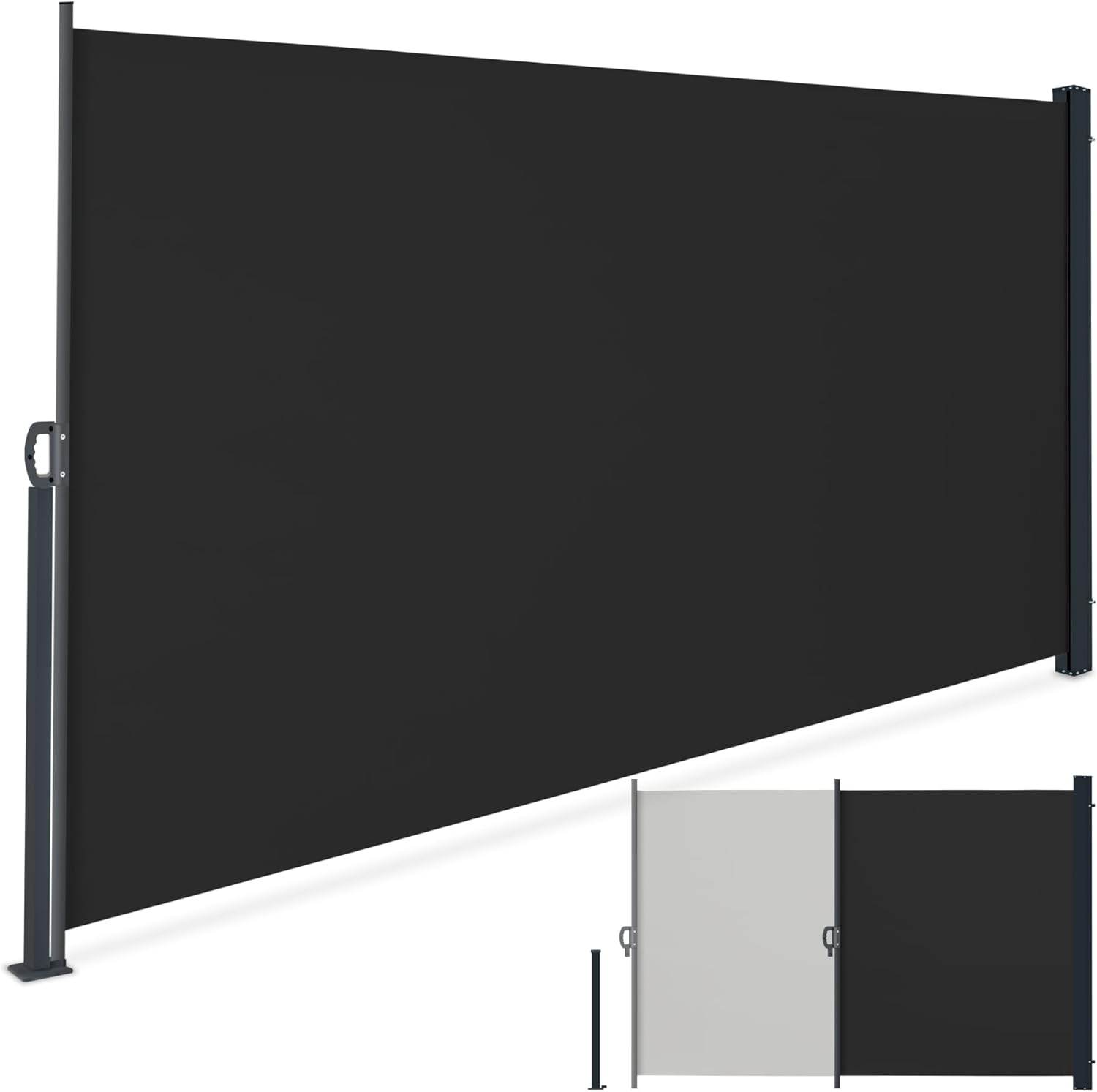 Tectake Toldo Retráctil Lateral 200 x 300 cm