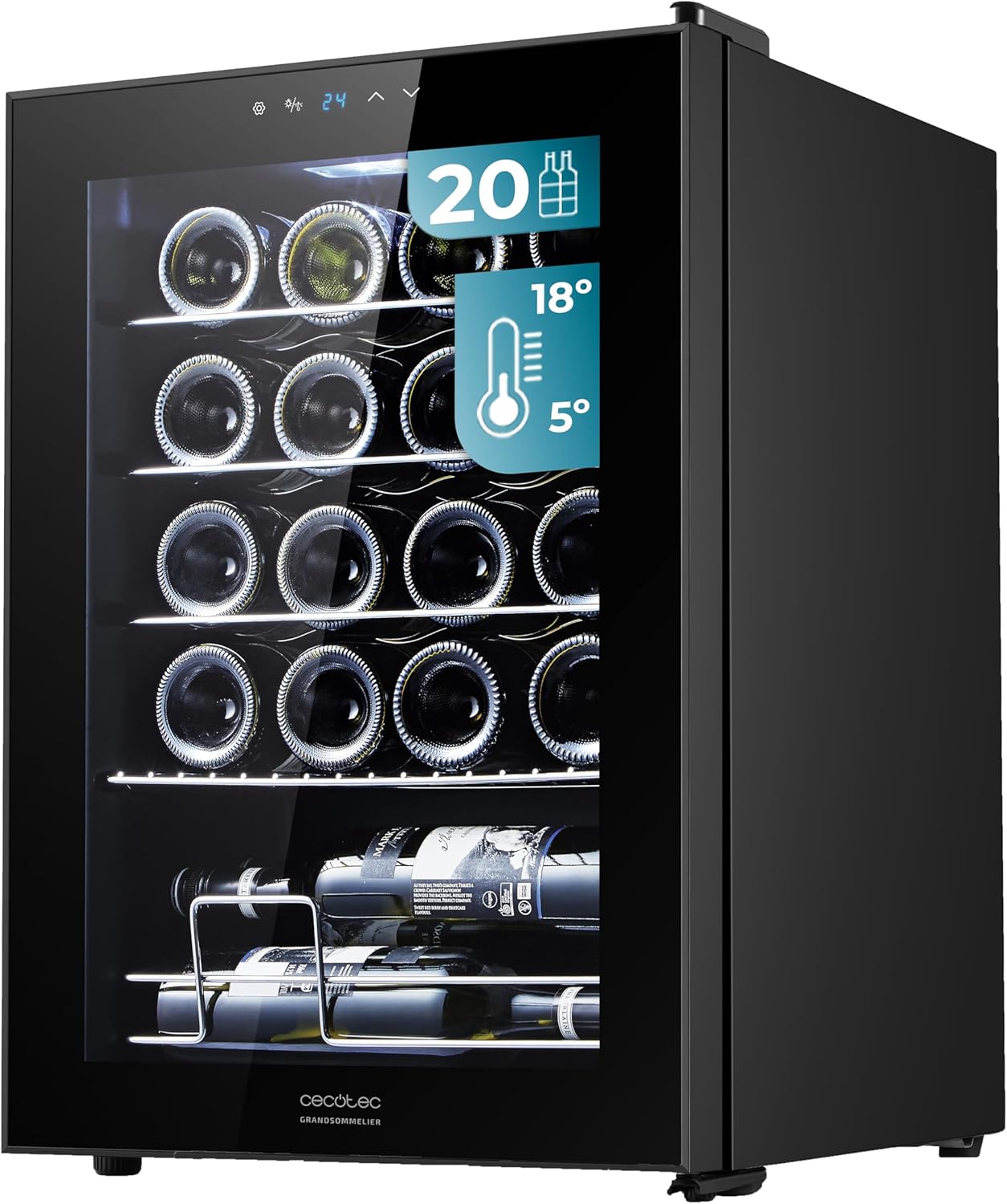 Cecotec Vinoteca Bolero GrandSommelier 2050 20 Botellas