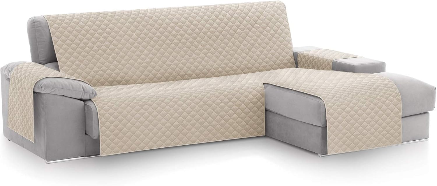 Textilhome Malu Cubre Sofá Chaise Longue 240 cm