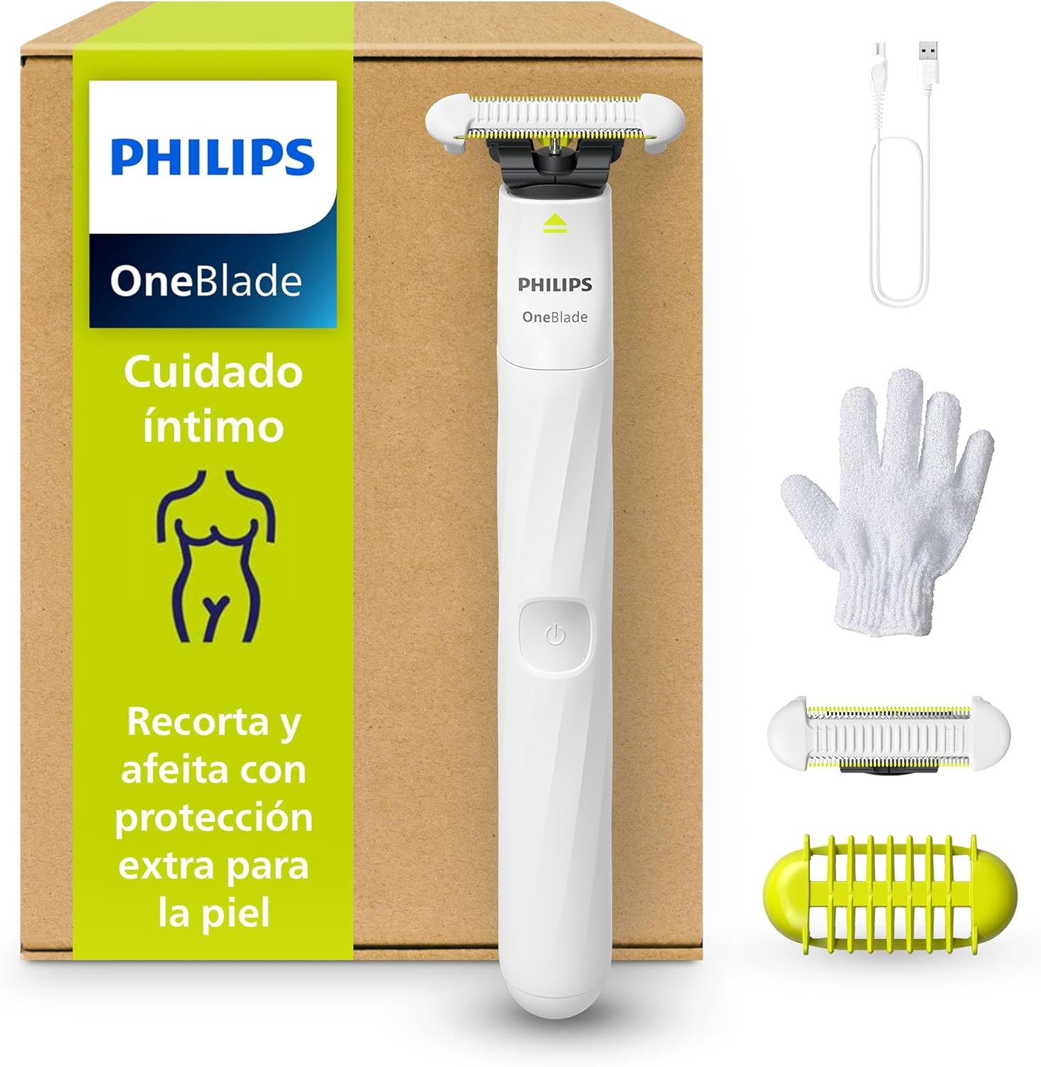 Philips Oneblade Intimate Recortadora Cuidado Íntimo
