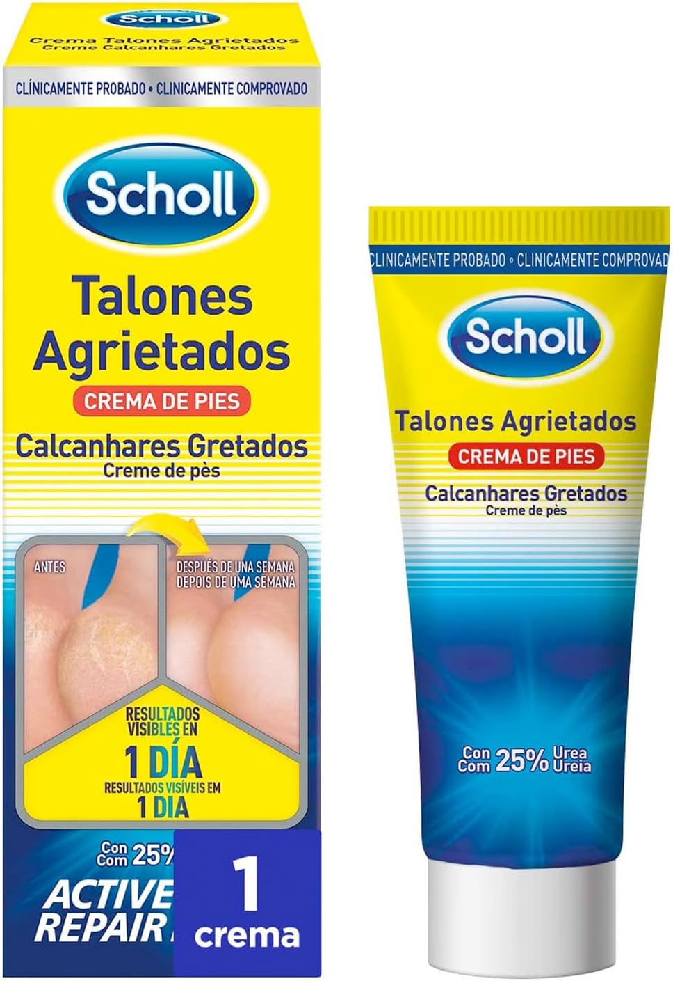 Scholl Crema Reparadora Talones Agrietados 60 ml