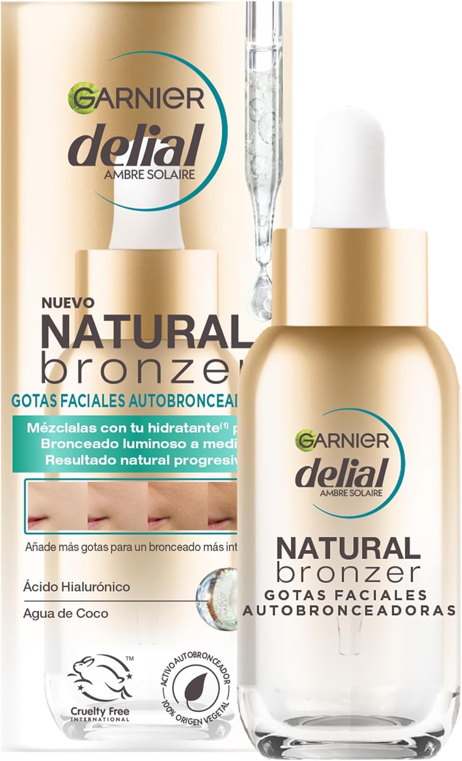 Garnier Delial Gotas Faciales Autobronceadoras 30 Ml