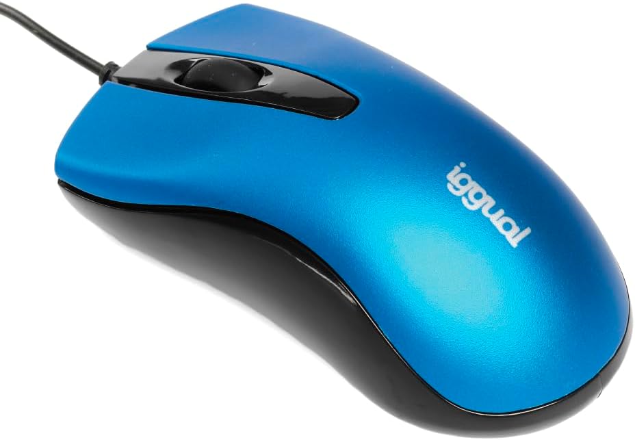 iggual IGG317631 Ratón Óptico Azul