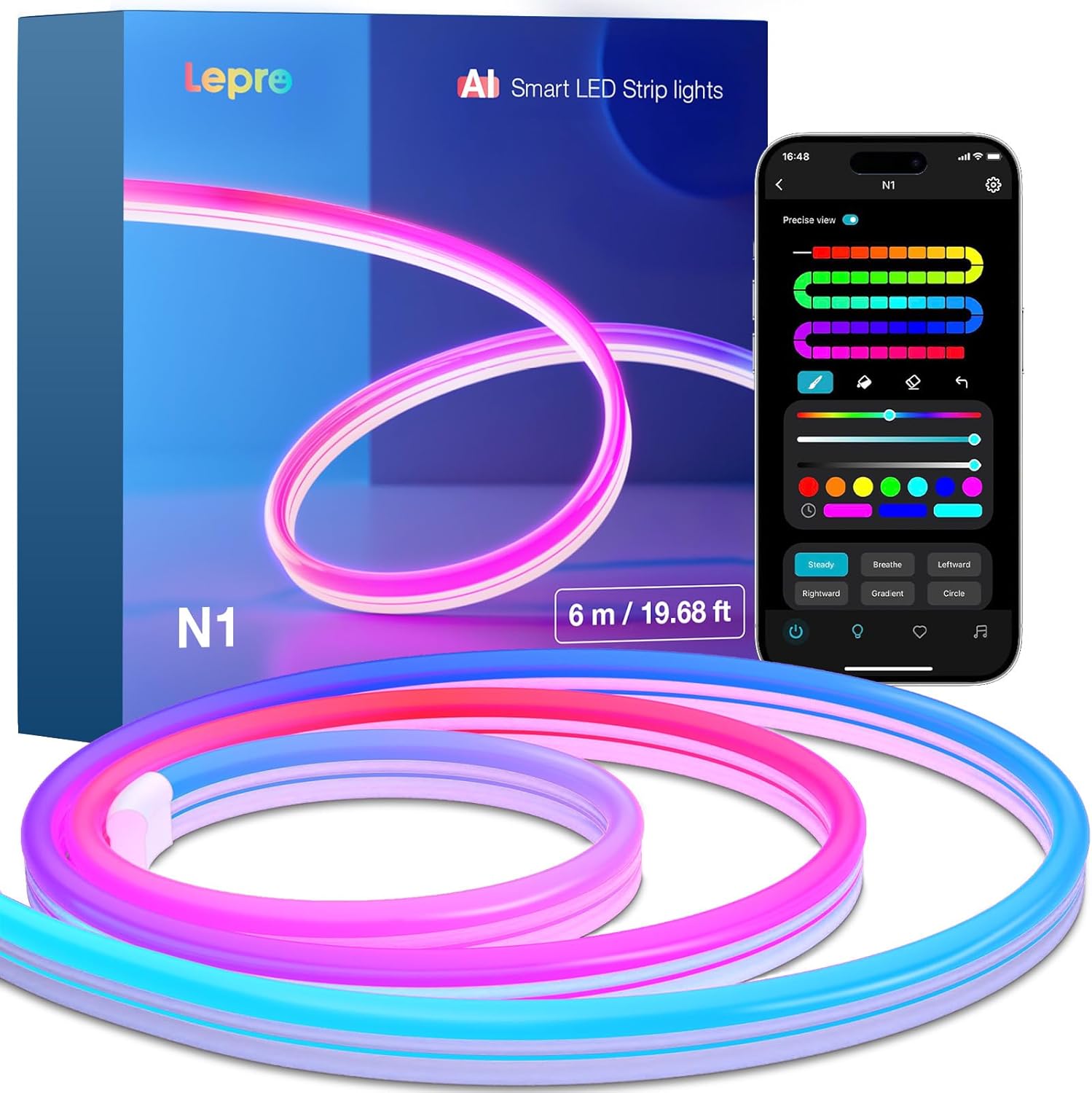 Lepro N1 AI Neon Tira LED 3M