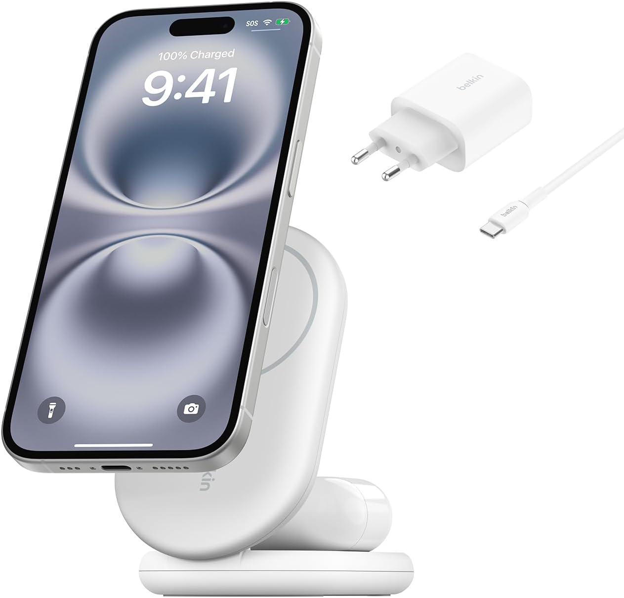 Belkin BoostCharge Cargador Magnético Plegable Qi2 15W