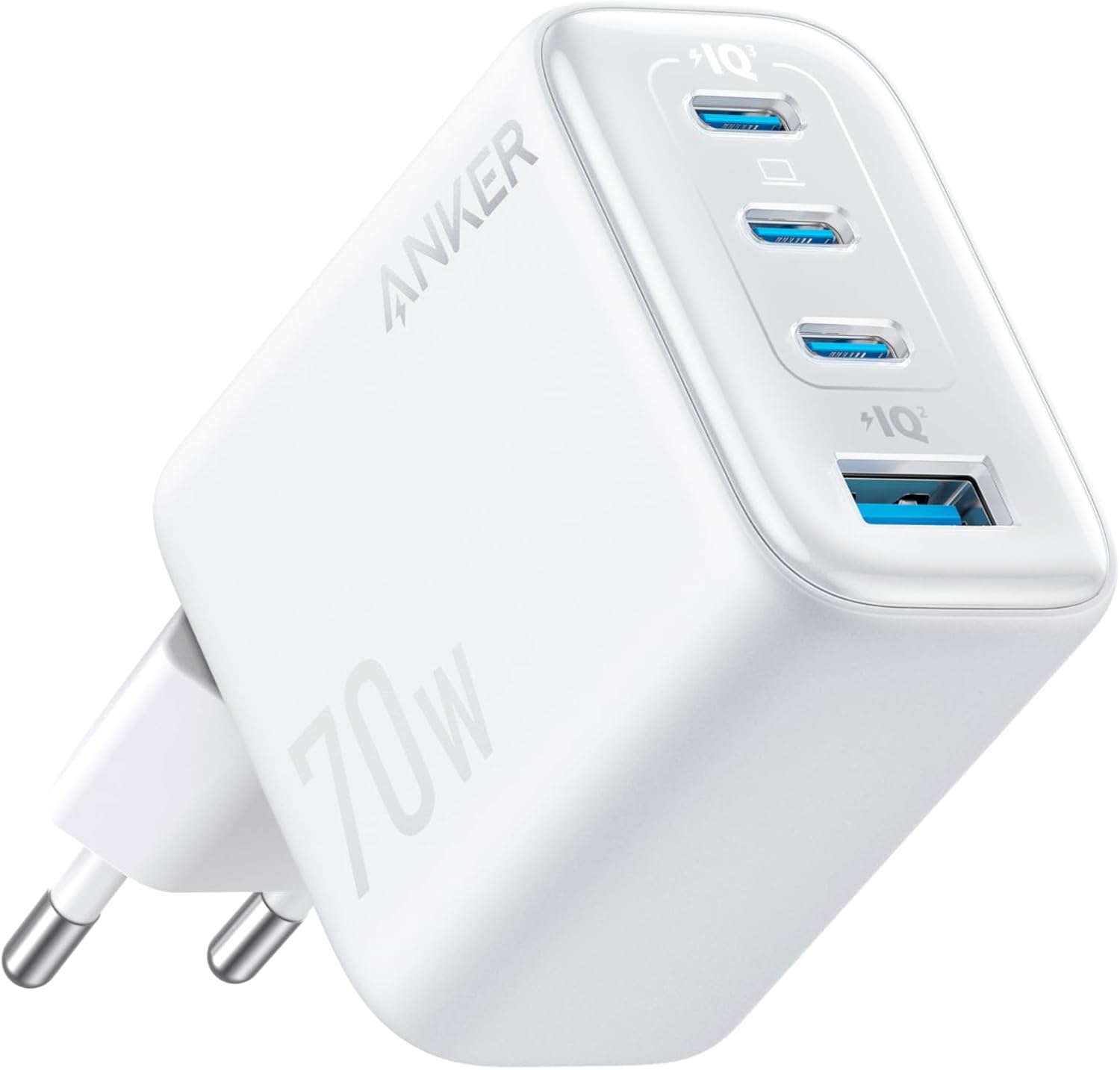 Cargador de Pared Anker Zolo 70 W con 4 Puertos