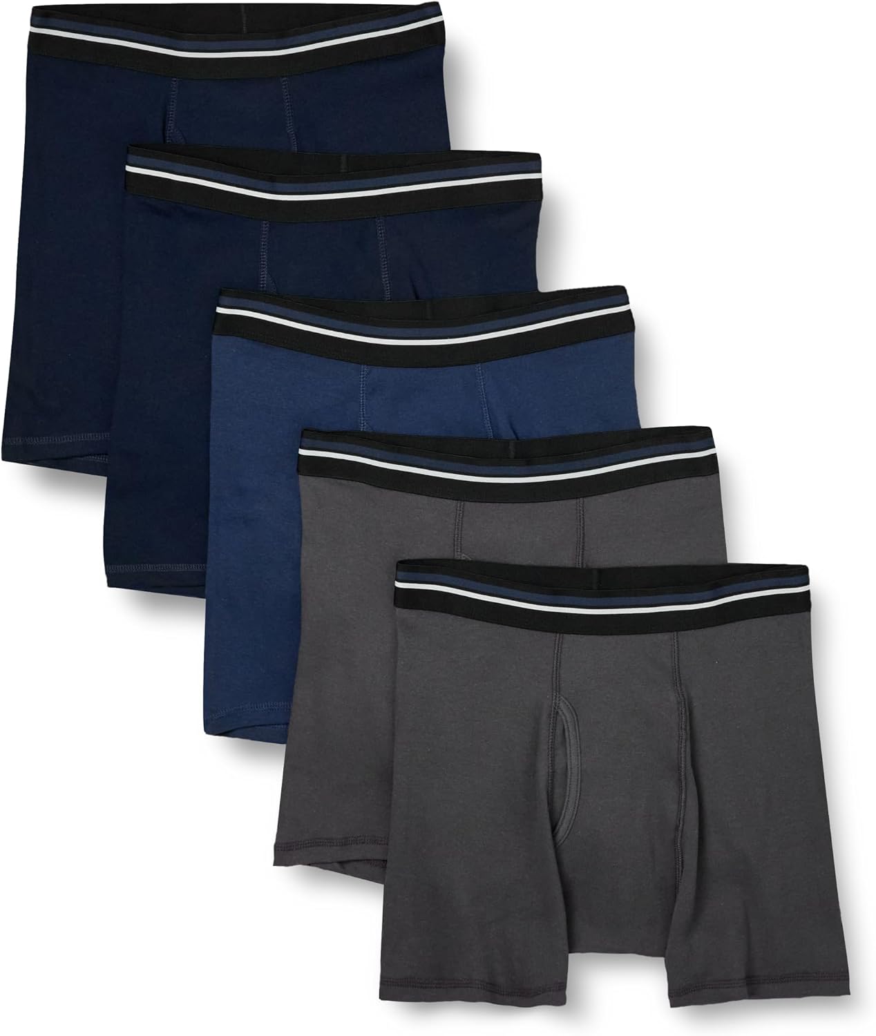 Pack 5 Calzoncillos Bóxer Amazon Essentials Hombre