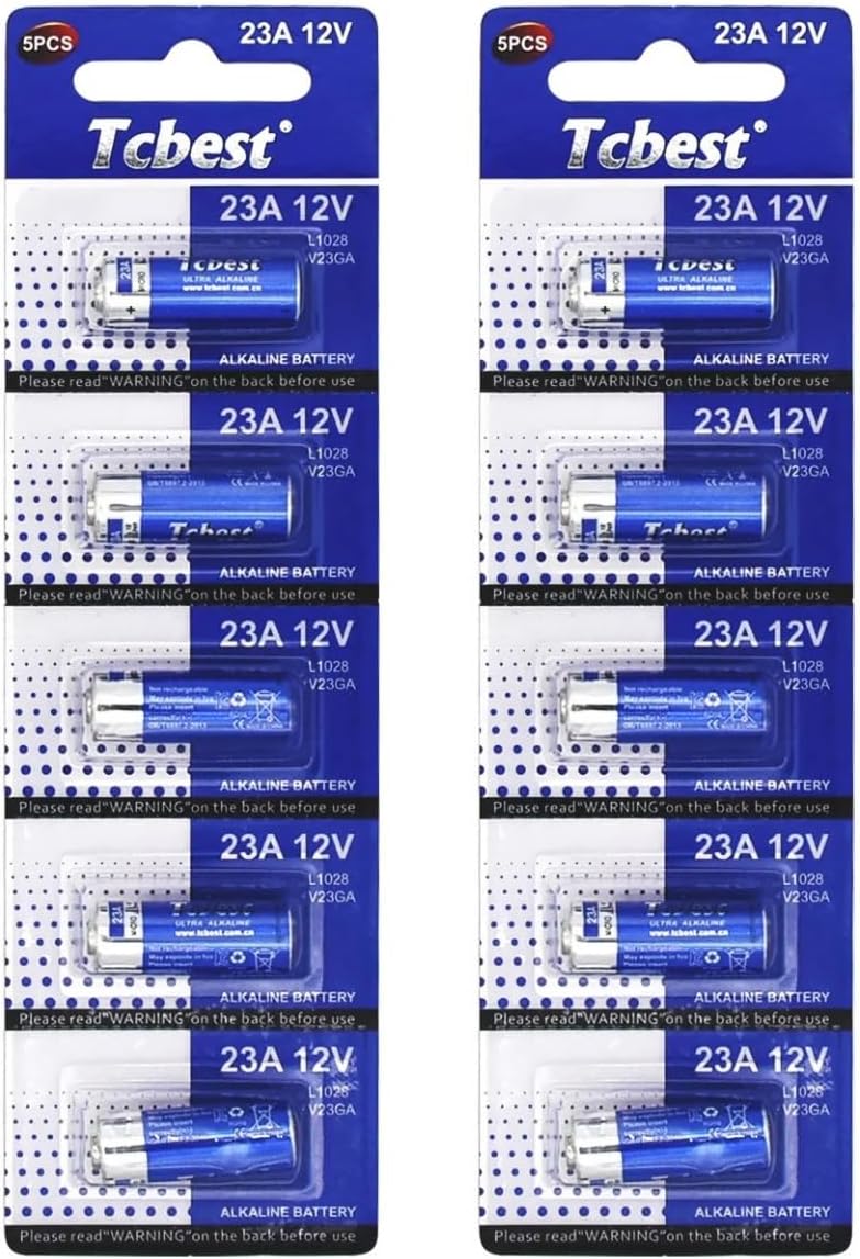 Pack 10 Pilas Alcalinas Dunamis 23A A23 12 V