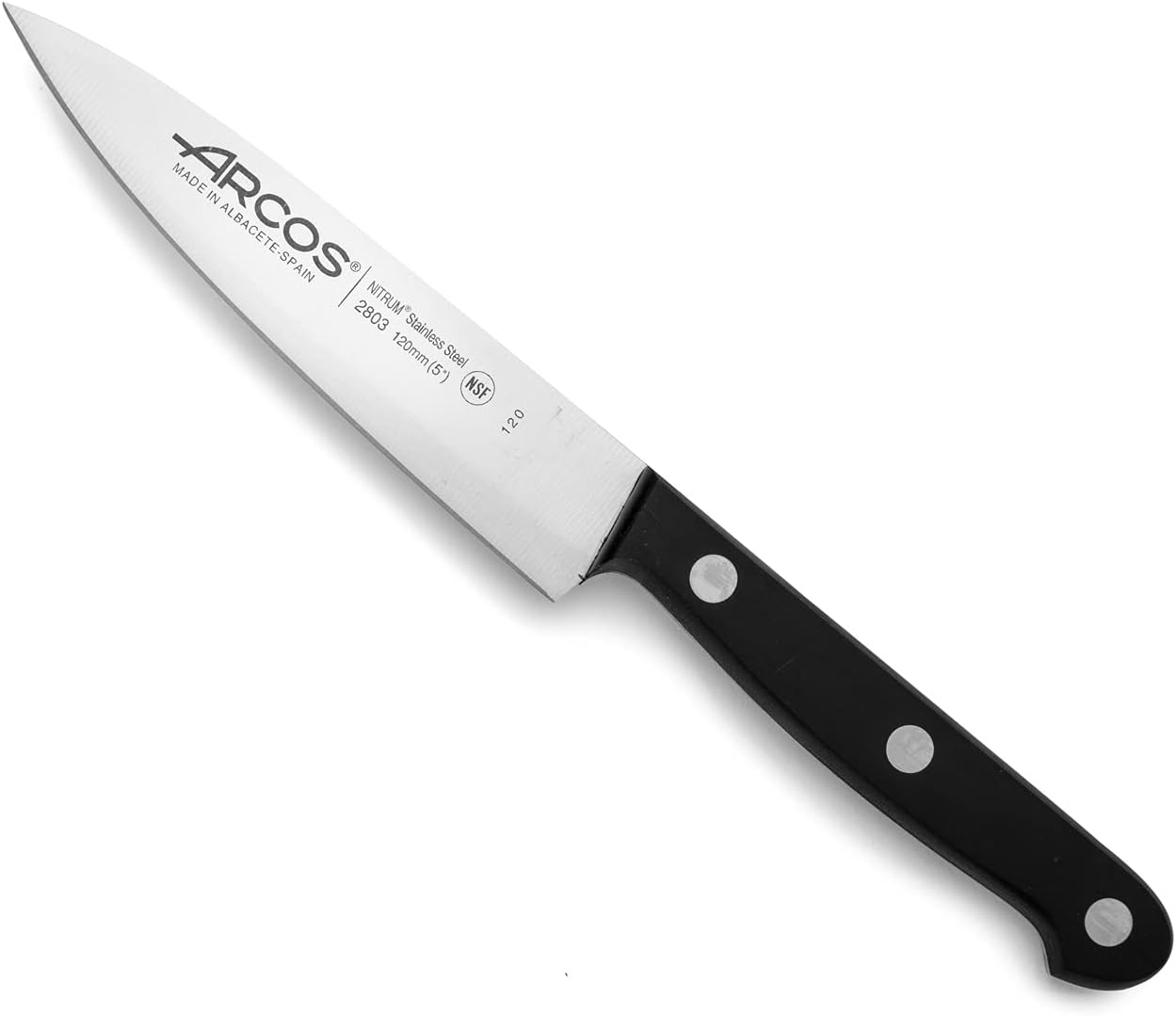 Arcos Cuchillo Chef Acero Inoxidable. Cuchillo cocina para cortar y pelar alimentos p