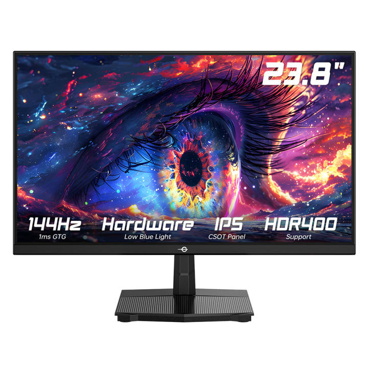 Monitor de oficina TITAN ARMY P2418C de 24 pulgadas, plano 16:9 IPS, FHD@144Hz, HDR40