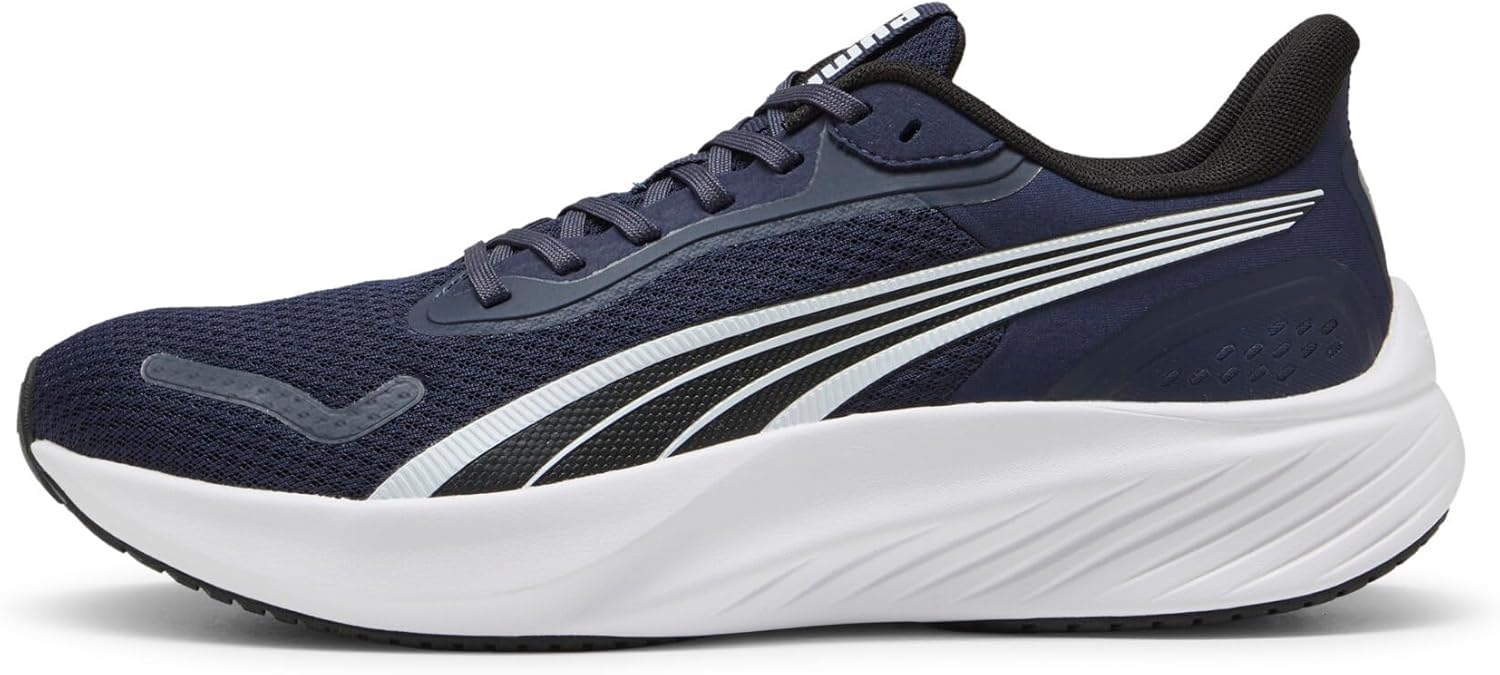 PUMA – Pounce Lite, Zapatillas para Correr de Carretera Unisexo, PUMA Navy-PUMA Navy,