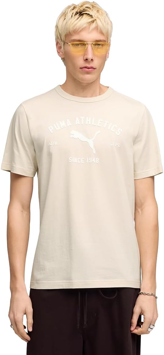 PUMA Camiseta Estampada Class Hombre XXL, Alpine Snow White 🇪🇸