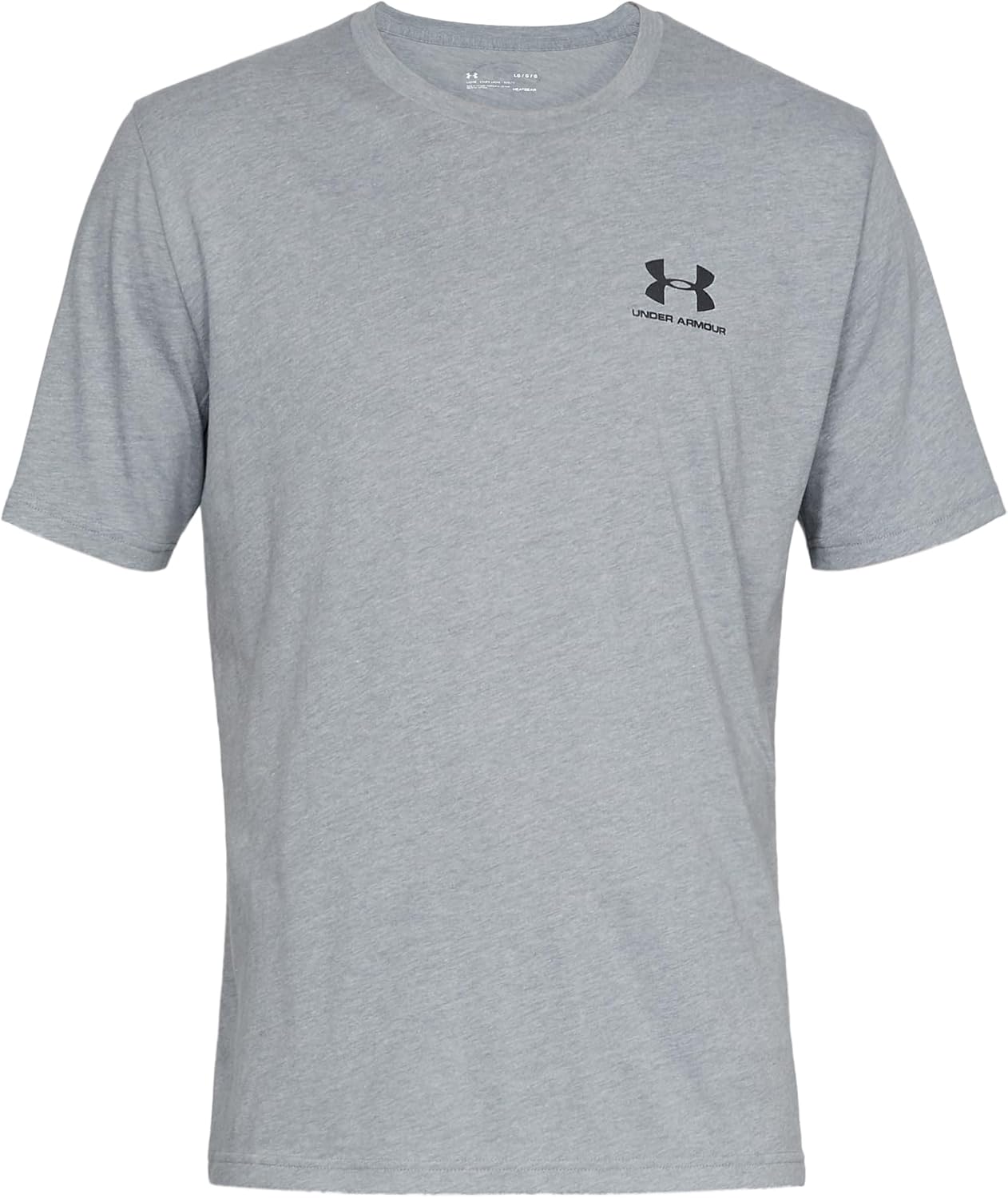 Under Armour Ua Sportstyle Lc Ss Camiseta, Steel Light Heather, L Hombre 🇪🇸