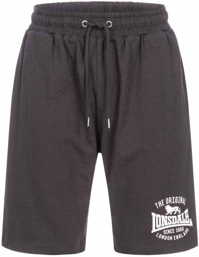 Lonsdale Traprain Pantalones Cortos, Blanco/Negro, M para Hombre 117437 🇪🇸