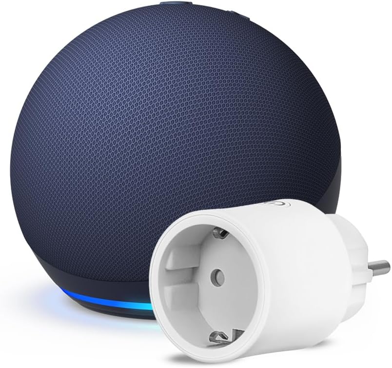Echo Dot (Última generación) | Azul marino   OSRAM SMART  Enchufe inteligente con Mat
