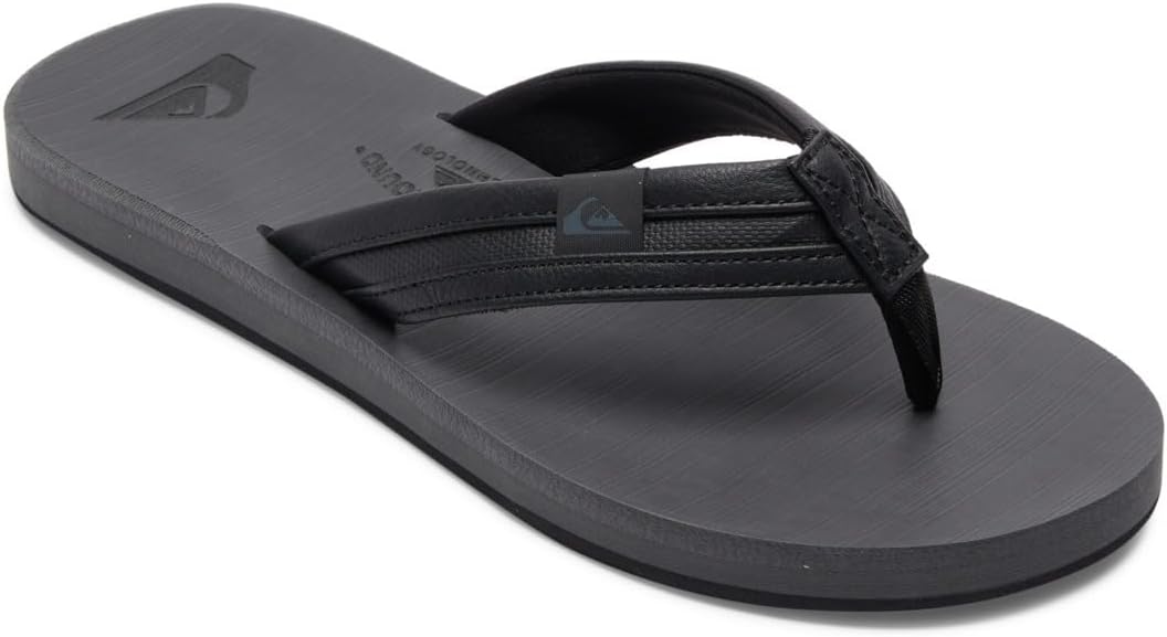 Quiksilver Carver Squish Sandals, Sandalia Hombre, Negro (Black/Grey/Black), 41 EU 🇪🇸