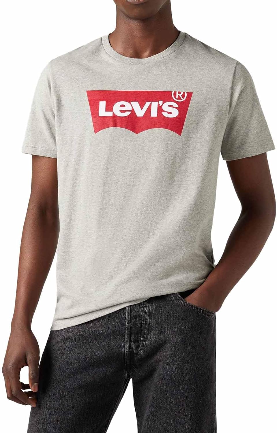 Levi’s Graphic Set-in Neck T-Shirt, Grey, M Hombre 🇪🇸