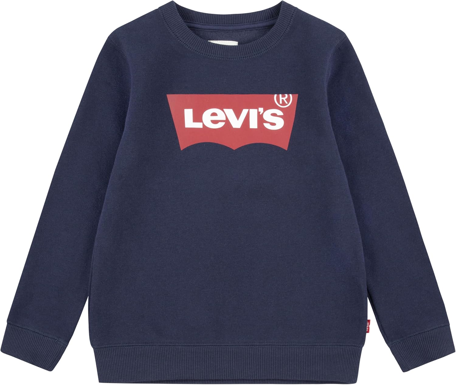 Levi’s Kids Niños Batwing Crewneck 8e9079 sudadera Not Applicable, Azul (Dress Blue U