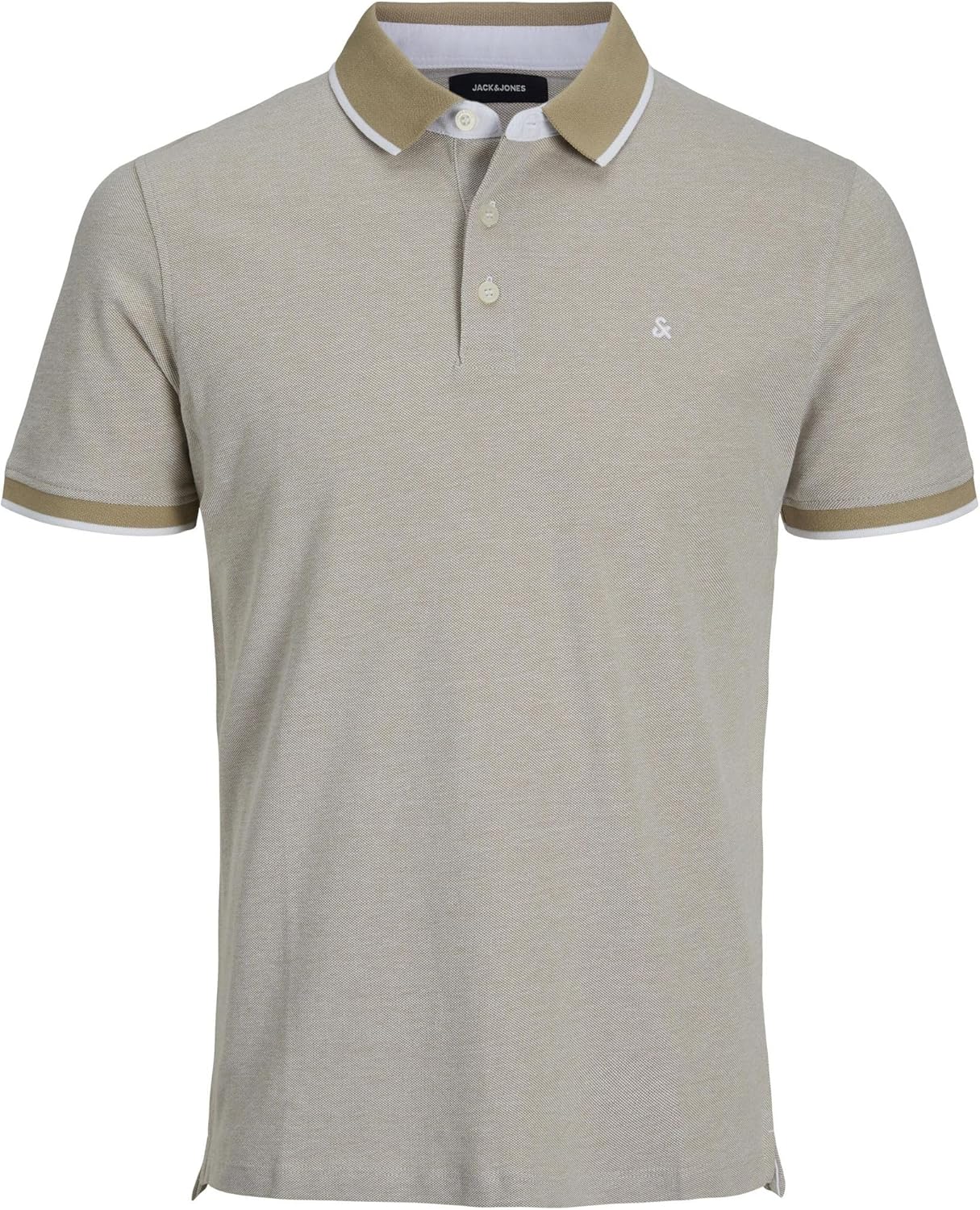 Jack & Jones Jjepaulos Polo Ss Noos Polo, Hombre, Beige, M 🇪🇸