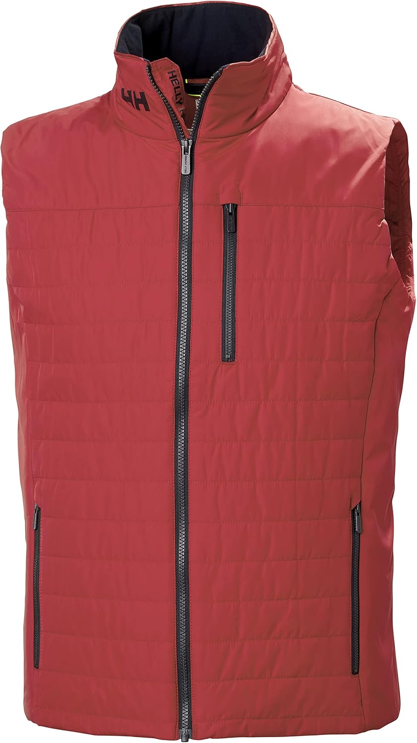 Helly Hansen Hombres Chaleco aislante Crew 2.0, Rojo, L 🇪🇸