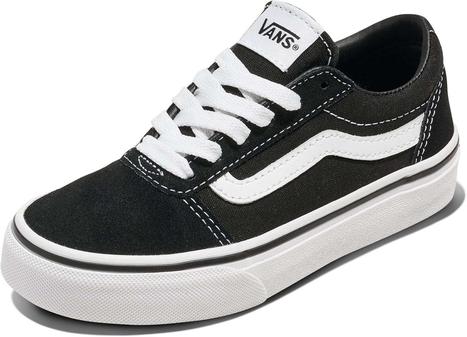 Vans Ward, Zapatillas Unisex niños, Black and White, 35 EU 🇪🇸