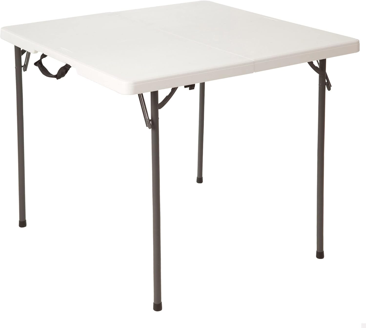 LIFETIME 92103 Mesa Plegable portátil Cuadrada Mesa Plegable Camping, 86x86x73,5cm Pe