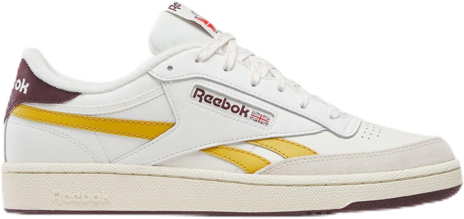 Reebok Zapatillas Deportivas Unisex Club C Revenge, Chalk/GRITGOLD/BLACKCHERRY, Talla