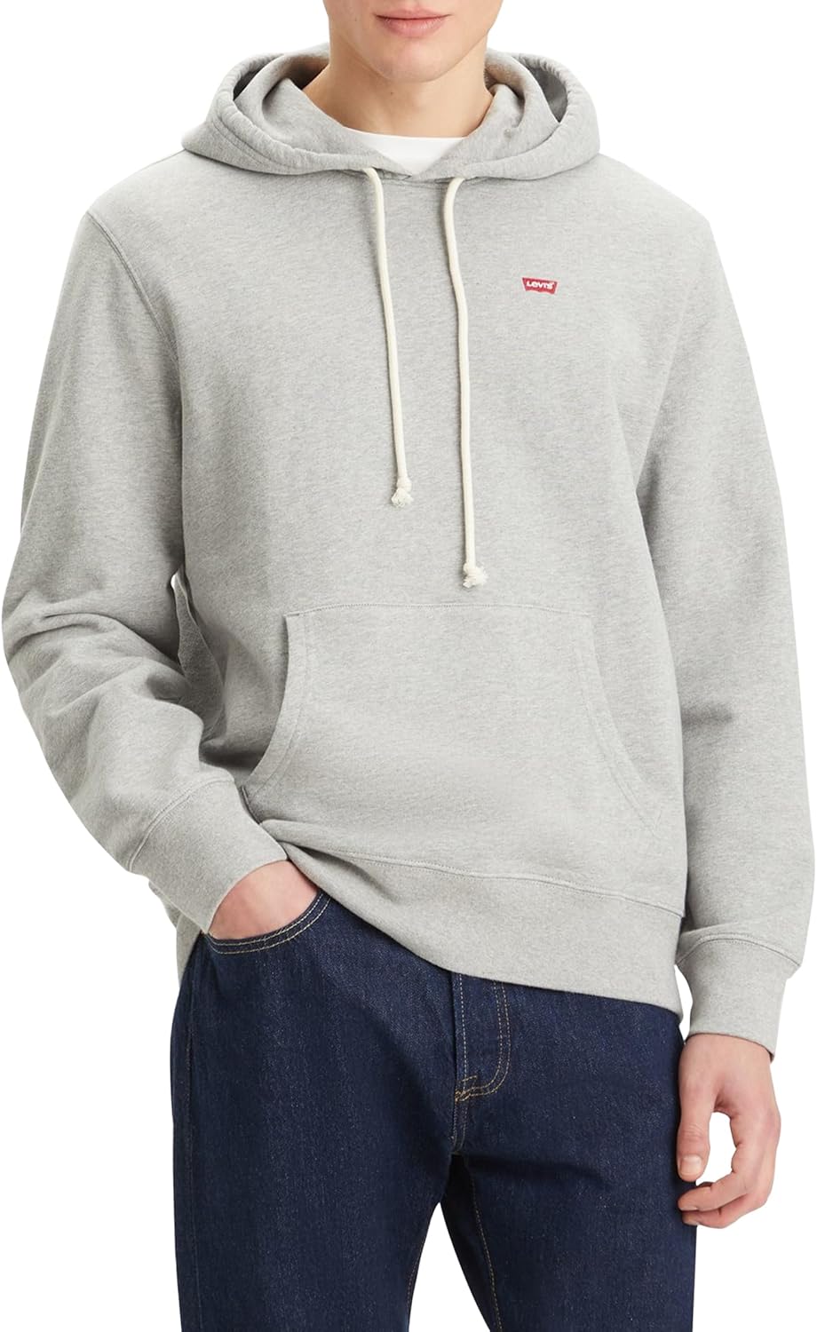 Levi’S Sudadera con Capucha The Original Hm para Hombre, Mid Tono Grey Heathe, M 🇪🇸