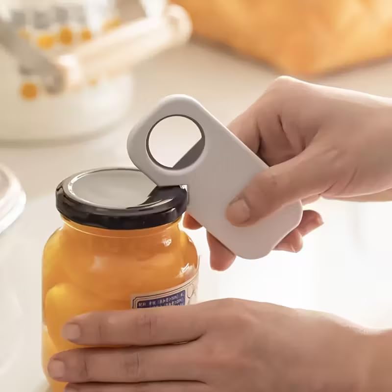 Abrebotellas magnético 3 en 1, abrelatas y más, utensilio de cocina manual de acero i