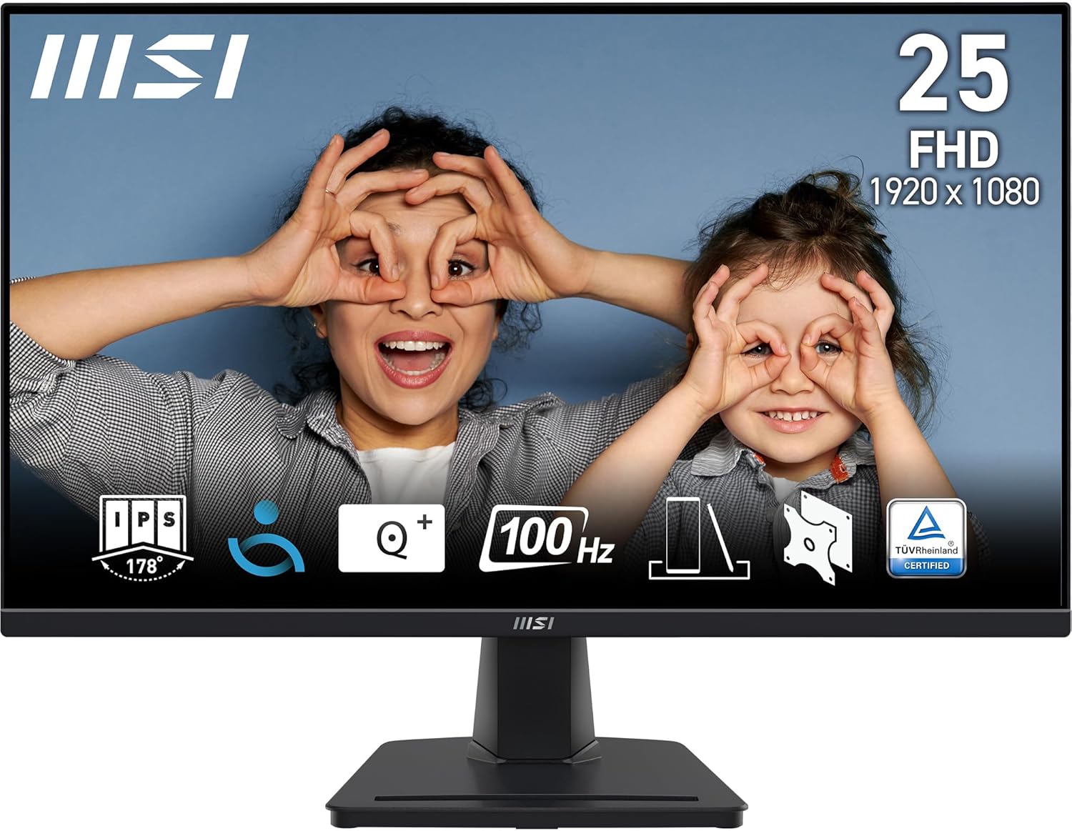MSI Pro MP252 Monitor Profesional Full HD de 24,5″- Panel IPS 1920 x 1080, 100 Hz, Pa