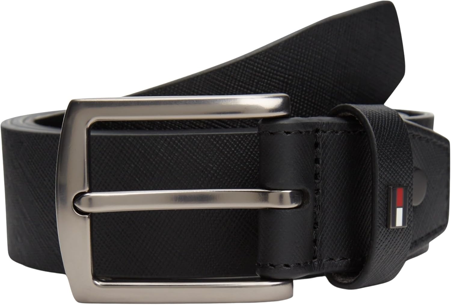 Tommy Hilfiger Denton Adj 3.5 AM0AM14066 – Cinturón ajustable para hombre, negro, 100