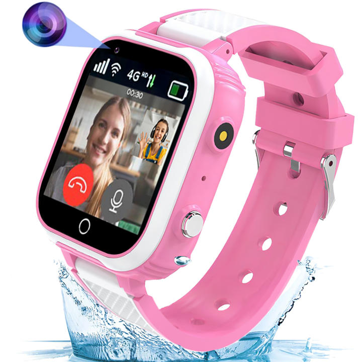 Reloj Inteligente 4G para Niños Smartwatch con Llamadas Videoconferencia, GPS Integra