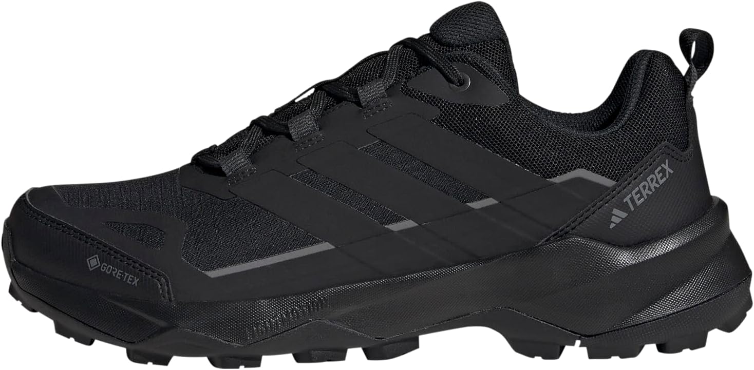 adidas Hombre Terrex Skychaser Ax5 Gore-Tex Hiking Shoes, Core Black/Core Black/Carbo