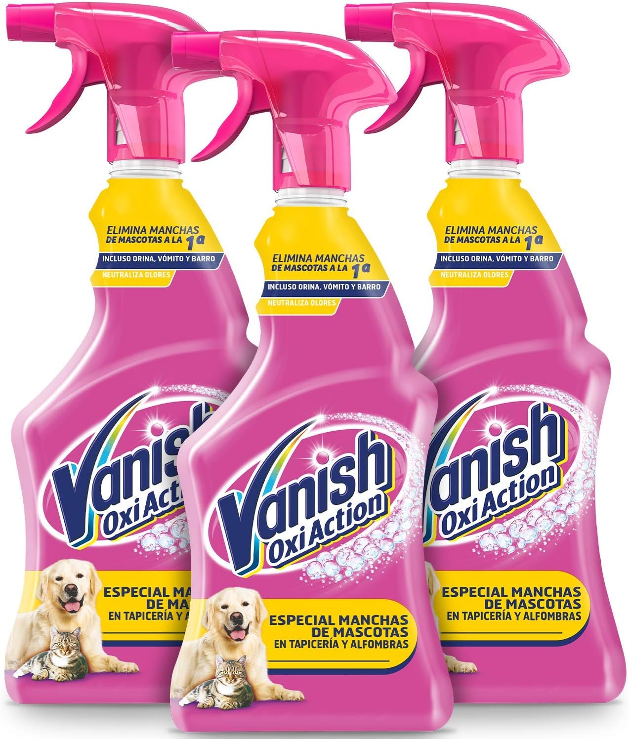 Vanish Oxi Action – Quitamanchas especial manchas de Mascota en alfombras y tapicería
