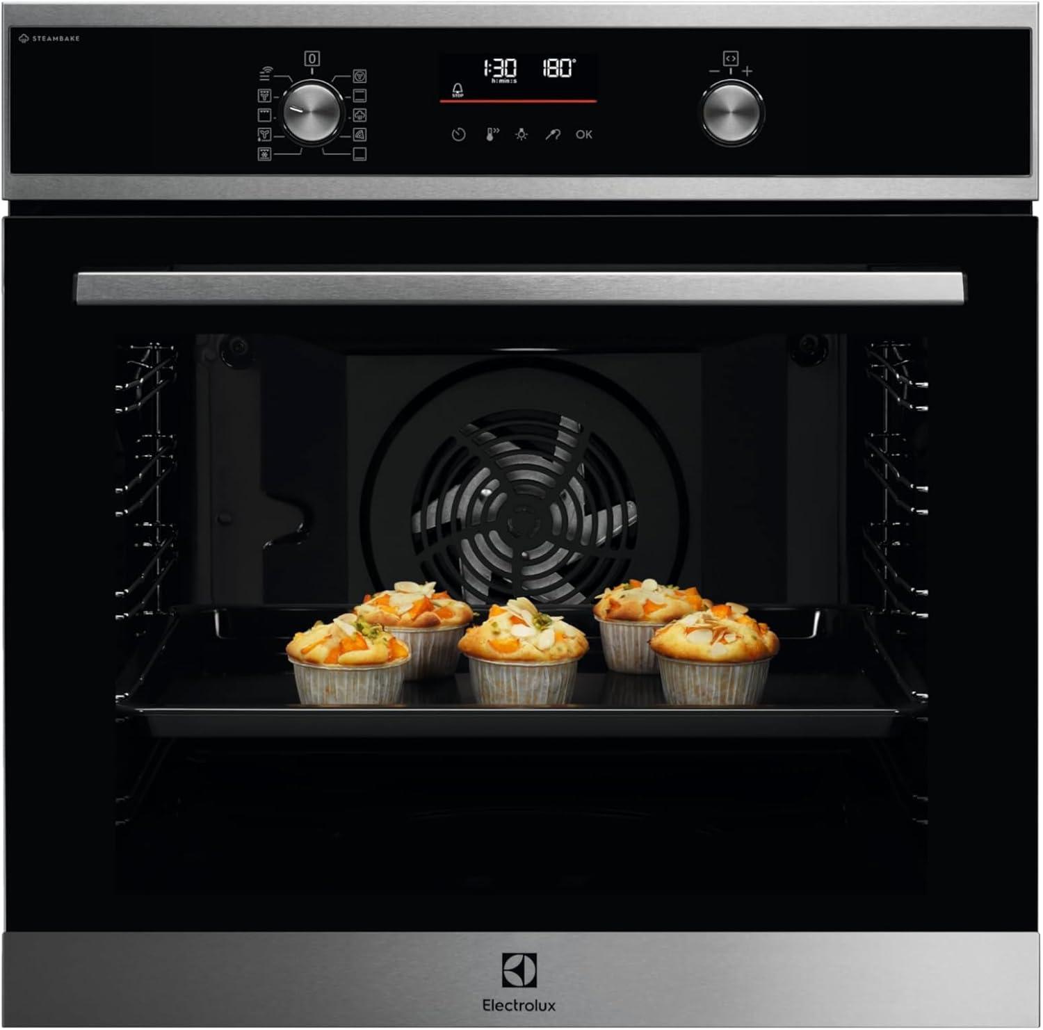 Electrolux EOD6P77X Horno Multifunción a vapor con Limpieza Pirolítica, 11 funciones,