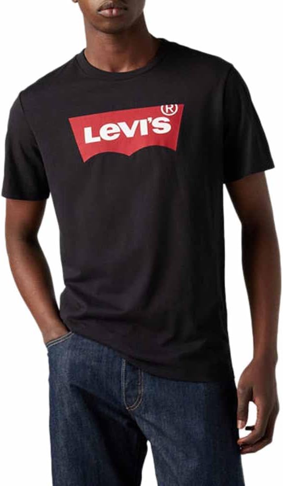 Levi’s Graphic Set-in Neck T-Shirt, Graphic H215-Hm Black, L Hombre 🇪🇸