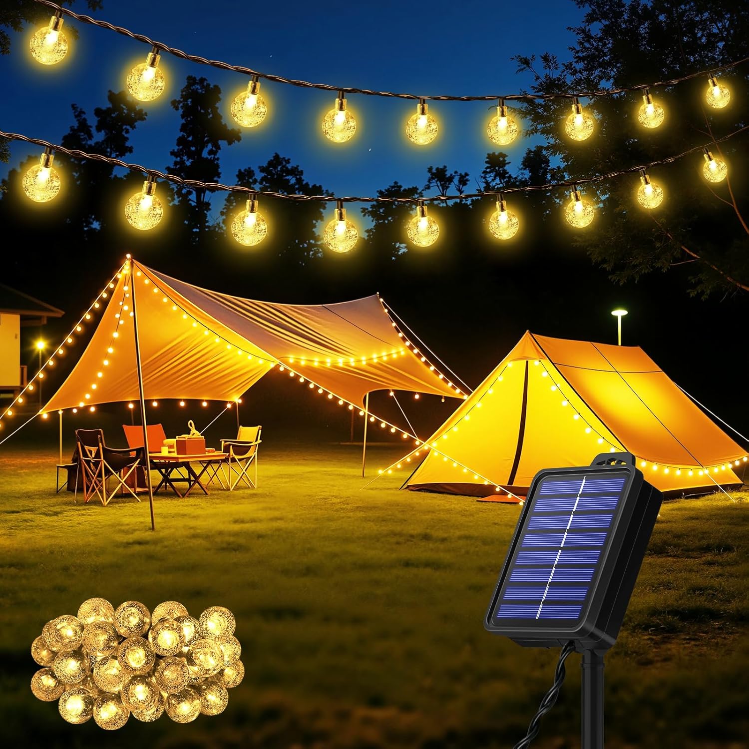 Realky Guirnaldas Luces Exterior Solar, 30 LED 8.1M Guirnalda Luces Solares con Funci