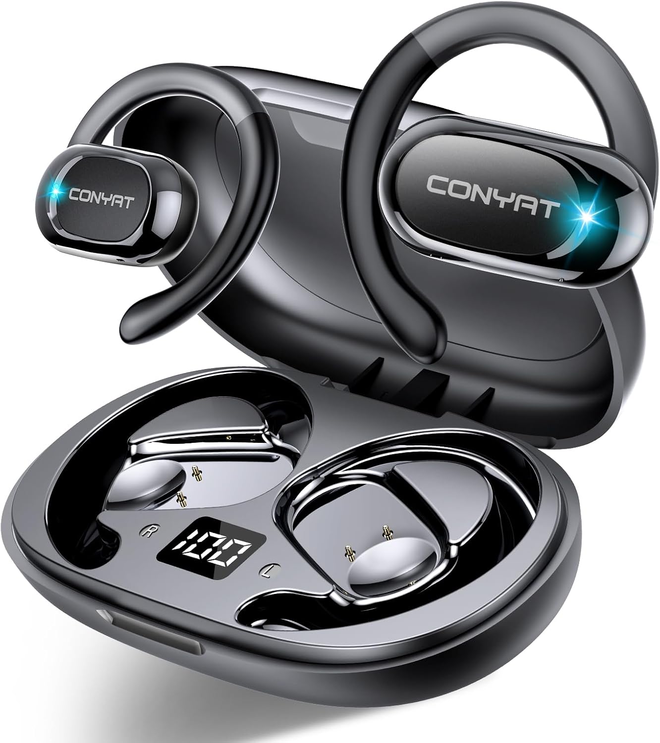AI Auriculares Traductores de Idiomas, 7 Modos de 58H Auriculares Bluetooth Oído abie