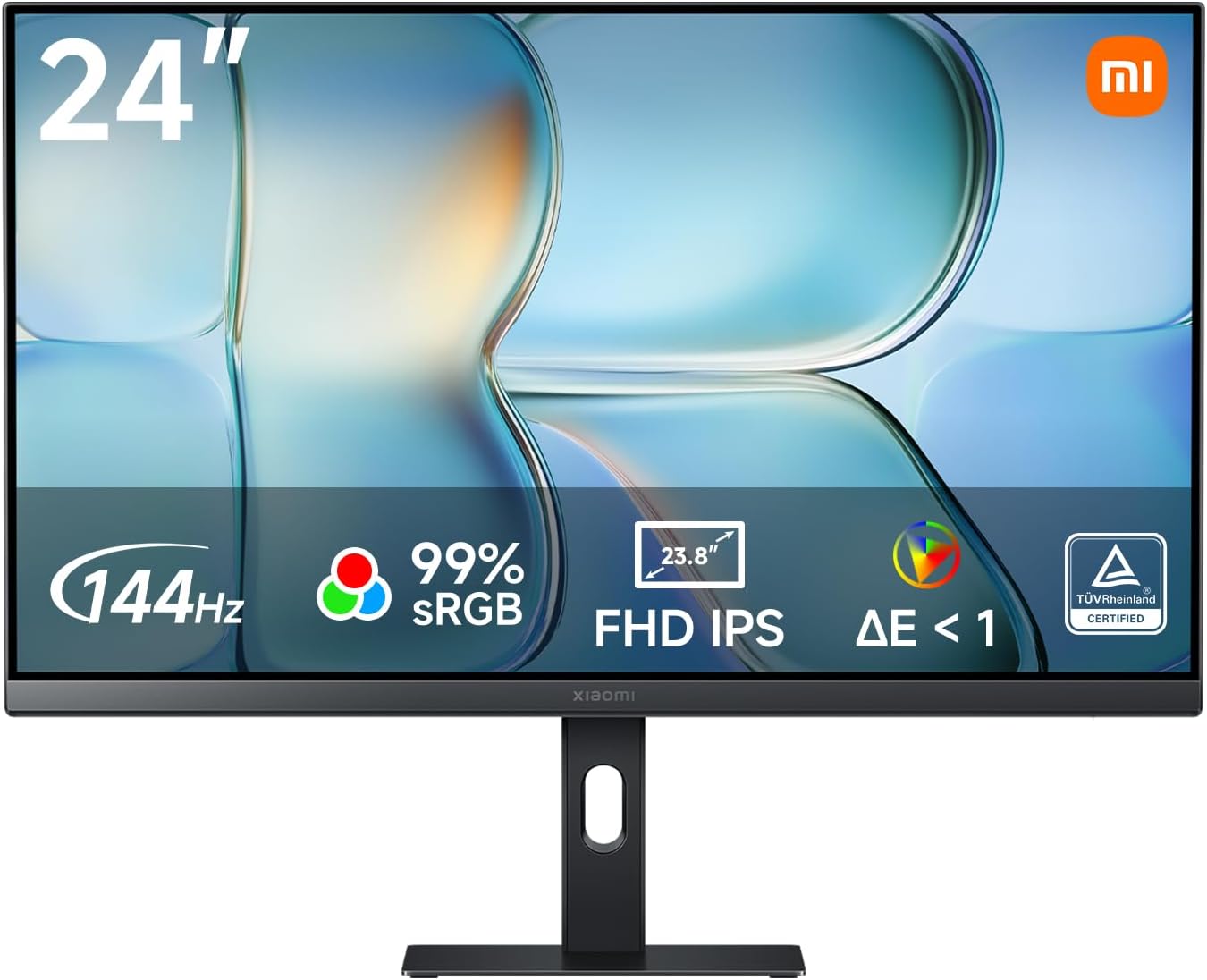 XIAOMI A24i 2026 Monitor PC 24 Pulgadas FHD, 144Hz, IPS, 99% sRGB, ΔE<1, FreeSync, TÜ